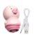 Mini Vibrador Feminino Porquinho Rosa Discreto · Língua Vibratória Realista · 6 Modos de Vibração · Recarregável USB