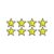 kit 8 estrelas Patch Bordado – Termocolante