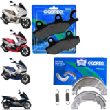 Kit Lona Patim Freio + Pastilha Dianteira PCX 160 2022 2023 2024 2025 COM FREIO CBS e SEM ABS Cobreq