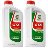 Kit 2 Óleo Lubrificante Castrol 20w50 Gtx Antiborra Api Sl