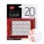 Protetor Silicone Adesivo 1 ou 3 Cartelas Anti-Impacto Redondo Clink Multiuso