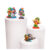 Kit de Display 4 de 20cm Totens para Decoração de Festa Patata Circo Patati  em MDF Cortado a Laser