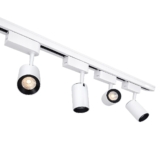 kit Trilho Eletrificado 1m + 5 spots 10w Branco 3000k amarelo/4000k neutro/6500k branco