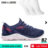 Tênis Olympikus Day Feminino + 3 Pares de Meias