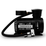 Mini Compressor Ar Automotivo Turbo 12v P/ Pneu Carro Moto Bicicleta Colchão Bola
