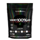 Whey Protein Black Skull 100% HD 450g Refil Econômico Pós-Treino