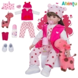 Boneca Infantil Bebê Reborn Realista Menina com Acessórios Girafinha