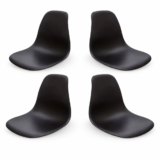Kit 4 Assento Reposição Cadeira Eames DSW Somente Assentos