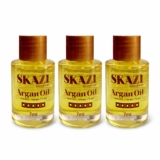 Kit 3 Óleos de Argan Skazi 7ml – Proteção Térmica, Anti-Frizz, Brilho Intenso – Vegano | Envio Imediato