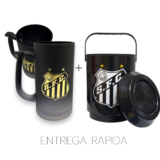 KIT CERVEJEIRO  CANECA CHOPPE + COOLER OFICIAL SANTOS