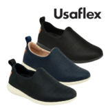 Tênis Feminino Usaflex Slip On Conforto Sem Cadarço Casual UsaFlex Original