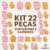 Kit Cortadores Fazendinha Confeitaria Bolacha Biscoito Criativo Divertido Infantil Tema Doce Cozinha
