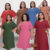 Vestido Feminino Midi Plus Size Com BOTÃO no Busto e com Lastex nas Costas e Bolsos Funcionais