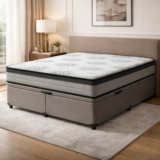 Cama Box Baú com Colchão Espuma D33 Pillow In D’Angelis Ortosleep Queen 158cm