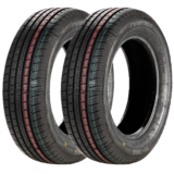 Kit 2 Pneus 185/60 R15 Ovation VI-786 84H Aro 15 Novo