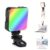 Mini Luz LED RGB Portátil Fotográfica para Foto e Vídeo, Luz de Preenchimento para Celular e Câmera