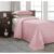 Kit Colcha Cobre Leito Roupa de Cama Solteiro Piquet Algodão 2 Peças Várias Cores