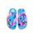 Chinelo Infantil Feminino Ratinha Com Laço Rosa Estrela Luar
