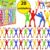 KIT 20 Super Ninja Boneco Gruda Parede Escala Vidro Brinquedo Lembrancinha Festa Infantil