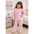 Conjunto Infantil  Fleece Blusa e Calça com Punho Quentinho para o Frio / Pijama