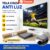 TASSOS Tela de Projeção Antirreflexo 80”/100” Dobrável 4K Full HD – Alto Contraste, Portátil, Home Theater