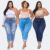 Calça Jeans Capri Plus Size Cintura Alta  Com Lycra Premium Levanta Bumbum