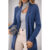 Casaco Cardigan De Frio Básico Longo Em Tricot Malha Fina