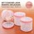 Kit 3 Sacos Lava Roupa Delicada Sutiã Meia Calça 15×15 Premium