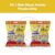 Kit 2 Balas Juquinha Sortidas 500g Pacotes de Balas Mastigáveis Sabor Frutas