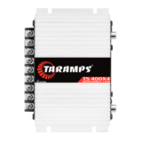 Modulo Taramps Ts400x4 400w 2 Ohms 4 Canais Stereo Som Automotivo Entrada Fio E Rca Ts 400×4 Amplificador 400watts