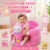 Cadeirinha para Bebe 4 a 24 meses com Enchimento Gatinha Pink Personagens