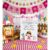 Centro de mesa personalizado decoração de mesa charraia chá de bebe menina arraial festa junina