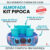 Almofada Porta Pipoca + Balde 3,5 l + 2 copos 550 ml STITCH – Cinema Filme em Casa Decoração Conforto