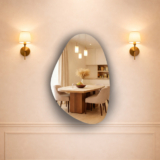 Espelho Orgânico 55 85cm Decorativo Grande Retangular Quarto Banheiro