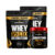 SUPER KIT 2 Blend Whey Protein Isolado e Concentrado 1kg + Creatina Monohidratada com Taurina 300g