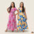 Kit 2 Vestidos Infantil Menina Juvenil Longo Floral Estampado Verão 2 ao 14 Roupa Infantil Feminina