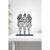 Escultura Decorativa 3 Amigas Geométrica Minimalista