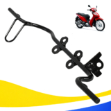 Estribo Biz 110 Dianteiro Aço Maciço Pedaleira Reforçada Moto Honda