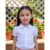 Blusa Camisa Infantil Gola Colegial Manga Bufante Princesa Blogueirinha Luxo Mini Diva