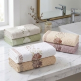 Kit 2 Toalhas De Banho Karsten 100% Algodão Grossa Yuna Excelente Absorção 430g/m²