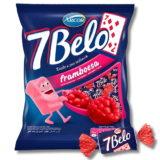 Bala 7 Belo Sabor Framboesa 500g Arcor Doce Para Festa e Lembrancinha