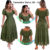 Vestido Em Chiffon Feminina Midi Com Manga Curta, Amarra na Cintura (MODA ELEGANTE)
