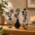 Kit 3 Vasos Decorativos Modernos de Mesa Decoração Minimalista para Sala, Estante e Escritório