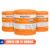 Kit Até 3 Rolos 20cm x 240m Pano Multiuso 1800 Panos Perfex Limpeza Laranja Inoven