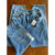 CALÇA MASCULINA JEANS, TECIDO GROSSO E BAREA LARGA