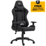 Cadeira Gamer Ninja Karasu, Reclinável, 2D, Tecido, Preta