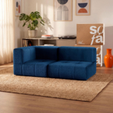 Sofá 2 lugares Modular – Sofá na Caixa	em Boucle com 2 Módulos 1,72m – 1 Braço
