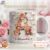 Caneca Porcelana Personalizada Alfabeto Com Inicial e Nome Fundo 3D Floral Xícara Presentes 325ml