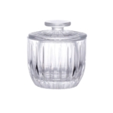 Manteigueira Porta Manteiga Francesa Melina De Vidro Transparente Mesa Posta Elegante Cozinha