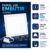 Luminária Plafon Led 25W Embutir Bivolt Quadrado Painel Slim Borda Fina